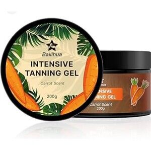 BAILIHUA INTENSIVE TANNING GEL (7.05 oz /200g) CARROT SCENT - NEW SEALED!!!